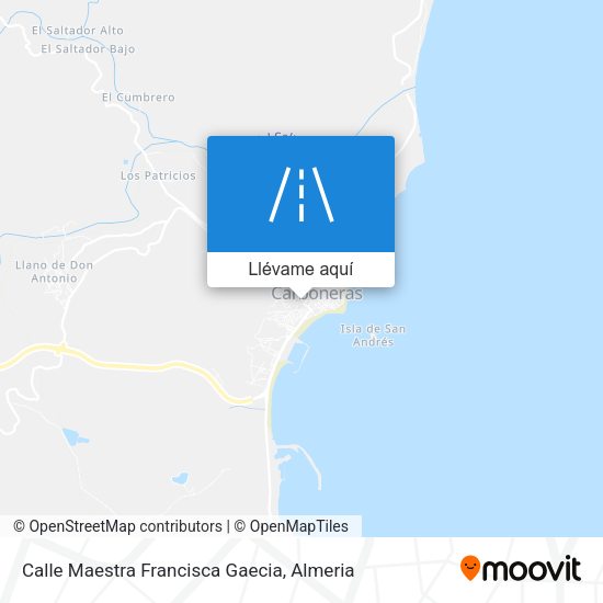 Mapa Calle Maestra Francisca Gaecia
