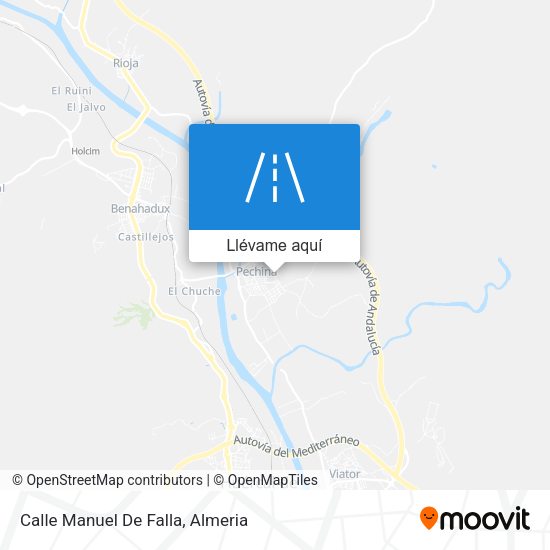 Mapa Calle Manuel De Falla