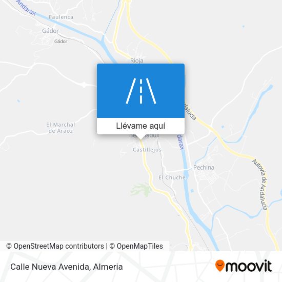 Mapa Calle Nueva Avenida