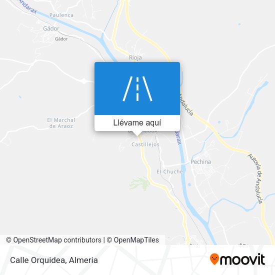 Mapa Calle Orquidea
