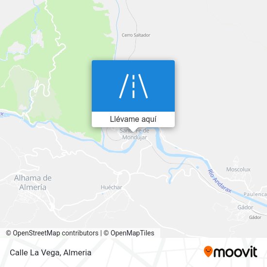 Mapa Calle La Vega