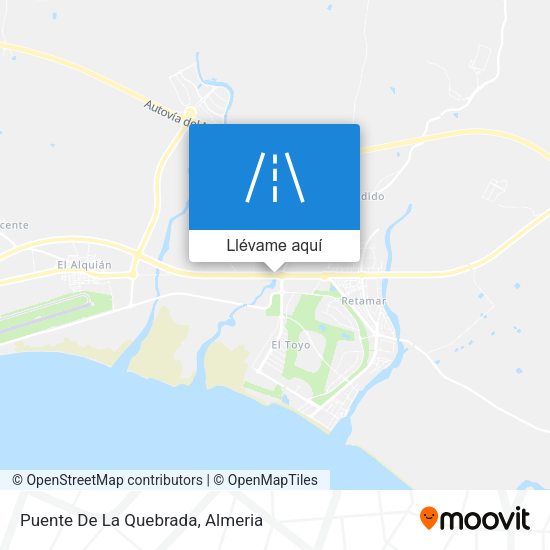 Mapa Puente De La Quebrada