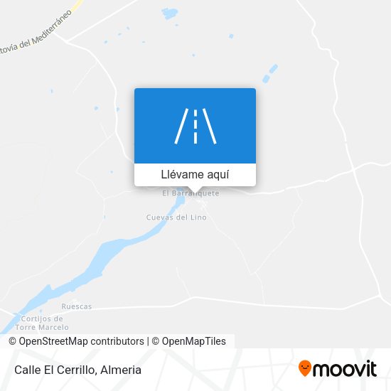 Mapa Calle El Cerrillo