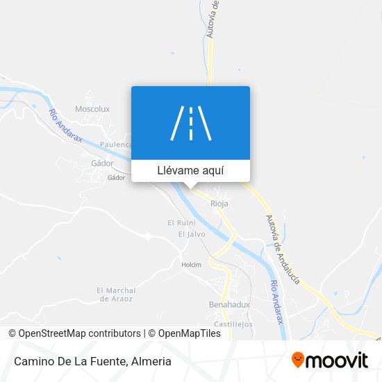 Mapa Camino De La Fuente