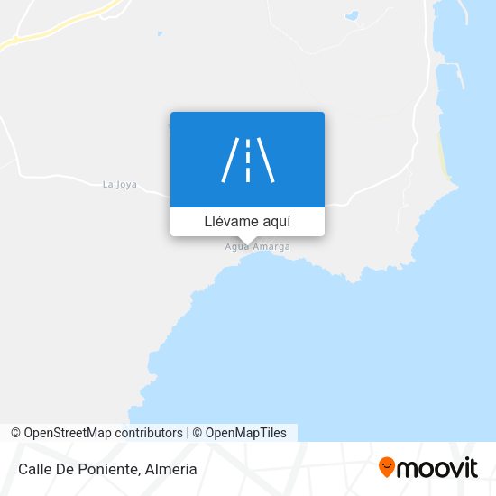 Mapa Calle De Poniente