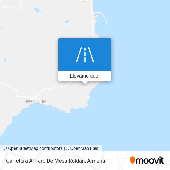 Mapa Carretera Al Faro De Mesa Roldán