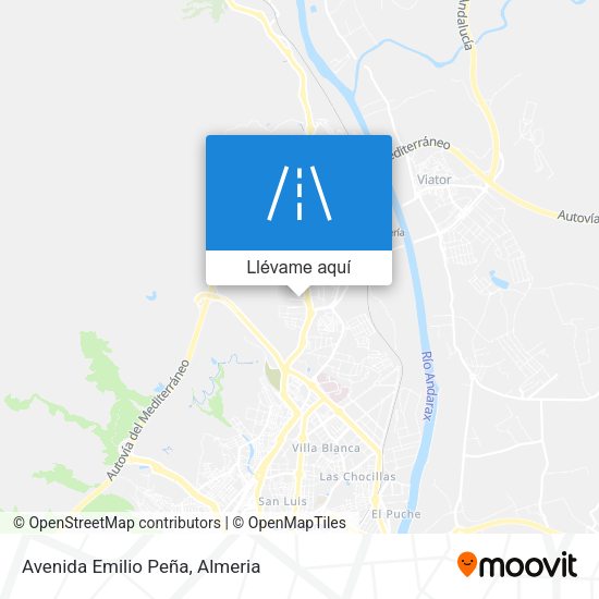 Mapa Avenida Emilio Peña