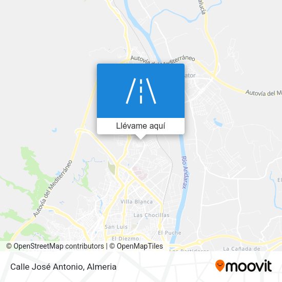 Mapa Calle José Antonio