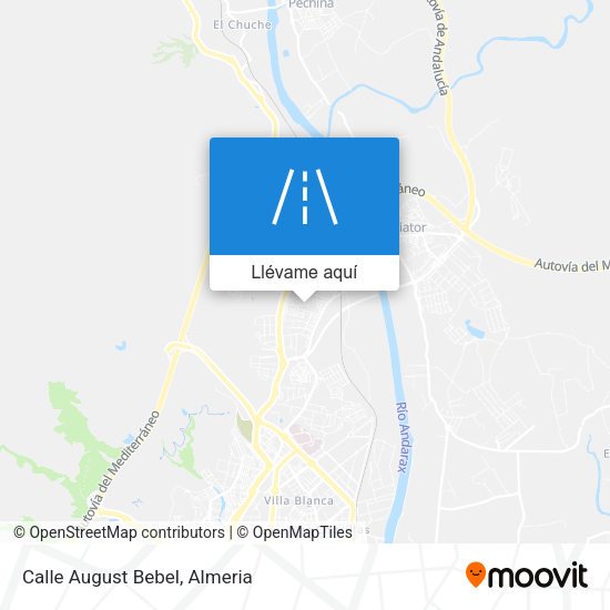 Mapa Calle August Bebel