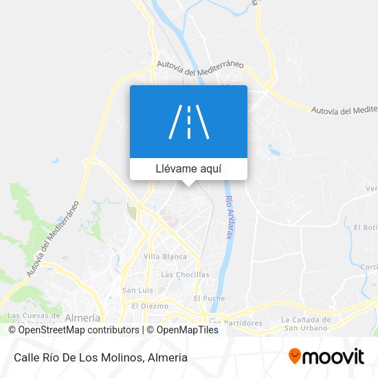 Mapa Calle Río De Los Molinos