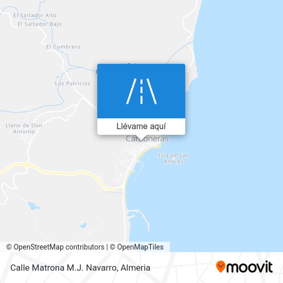 Mapa Calle Matrona M.J. Navarro