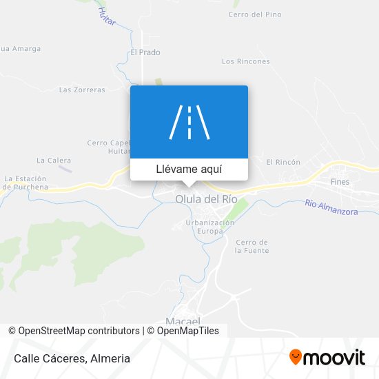 Mapa Calle Cáceres