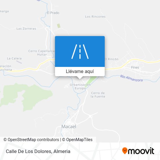 Mapa Calle De Los Dolores