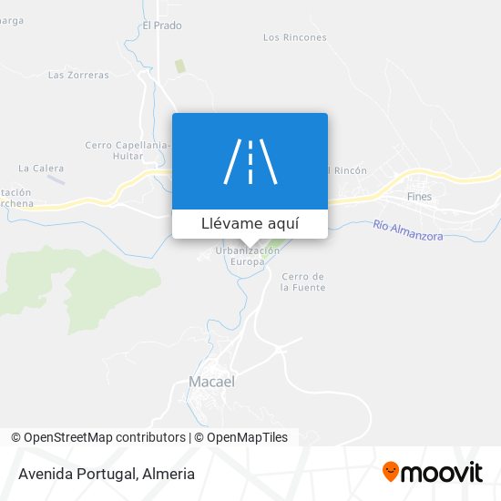 Mapa Avenida Portugal