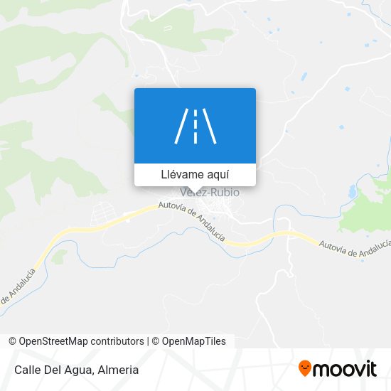 Mapa Calle Del Agua