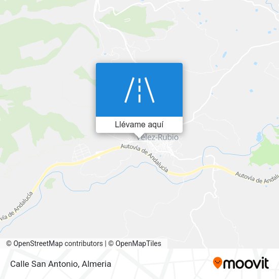 Mapa Calle San Antonio
