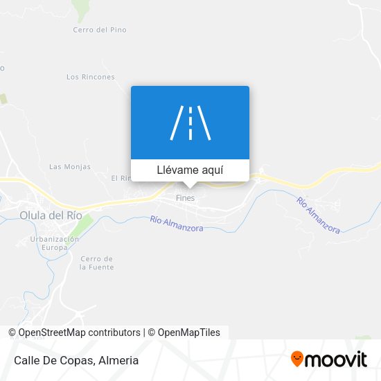 Mapa Calle De Copas