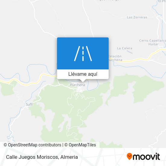 Mapa Calle Juegos Moriscos