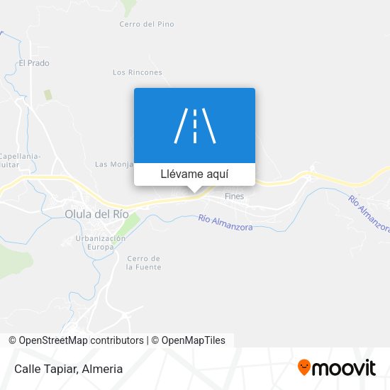 Mapa Calle Tapiar