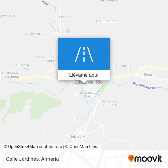 Mapa Calle Jardines
