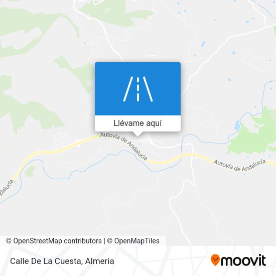 Mapa Calle De La Cuesta