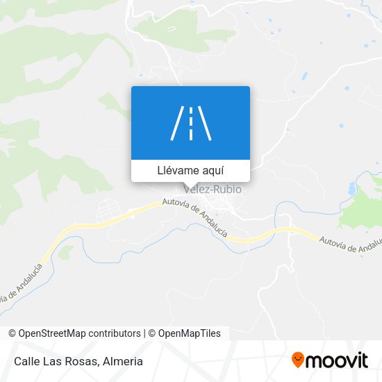 Mapa Calle Las Rosas
