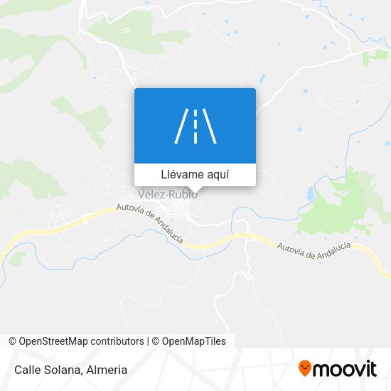 Mapa Calle Solana