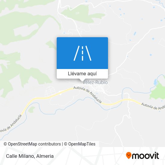 Mapa Calle Milano
