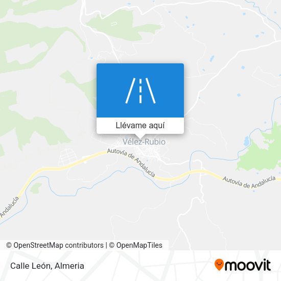 Mapa Calle León
