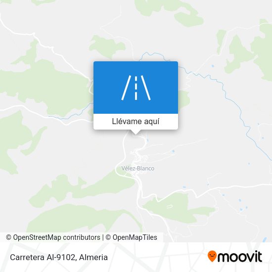 Mapa Carretera Al-9102