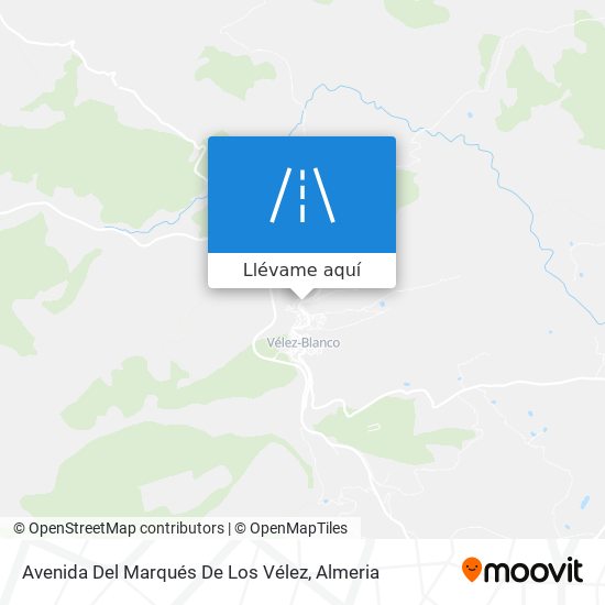 Mapa Avenida Del Marqués De Los Vélez