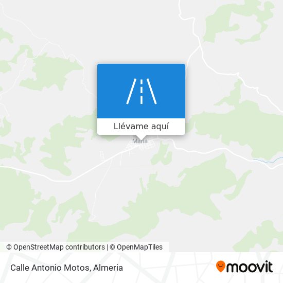 Mapa Calle Antonio Motos