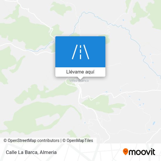 Mapa Calle La Barca