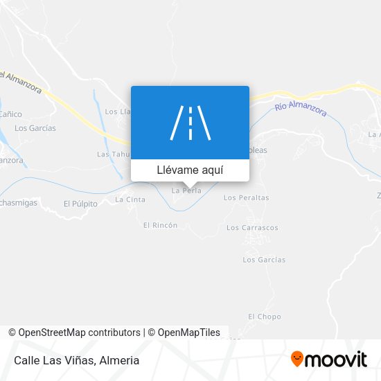 Mapa Calle Las Viñas