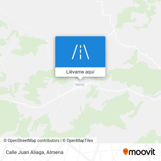 Mapa Calle Juan Aliaga