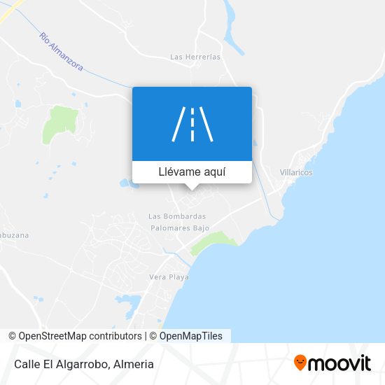 Mapa Calle El Algarrobo