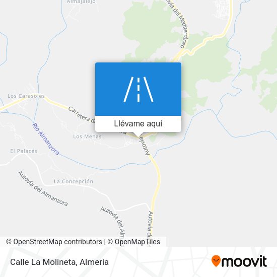 Mapa Calle La Molineta