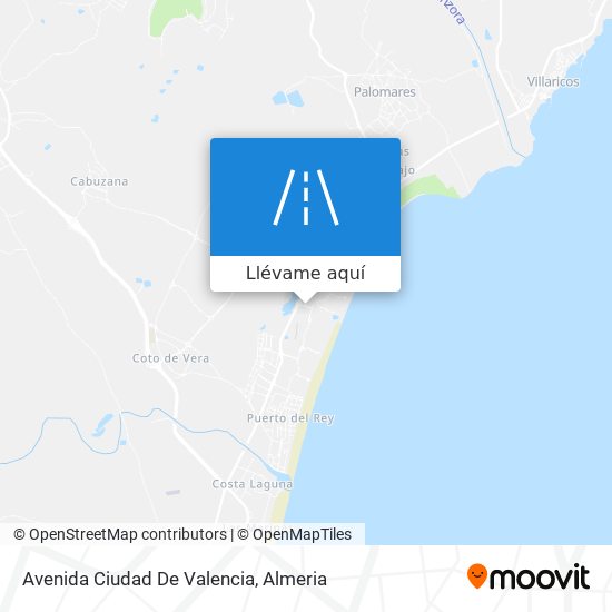 Mapa Avenida Ciudad De Valencia