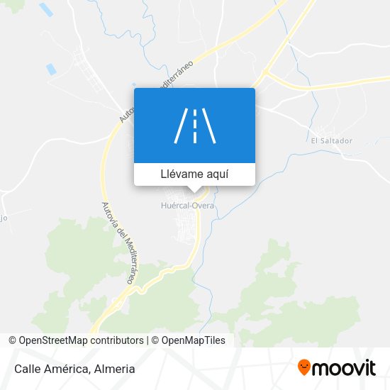 Mapa Calle América
