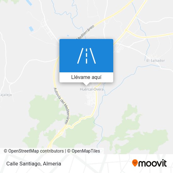 Mapa Calle Santiago