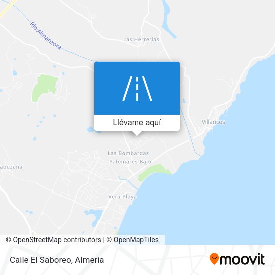 Mapa Calle El Saboreo