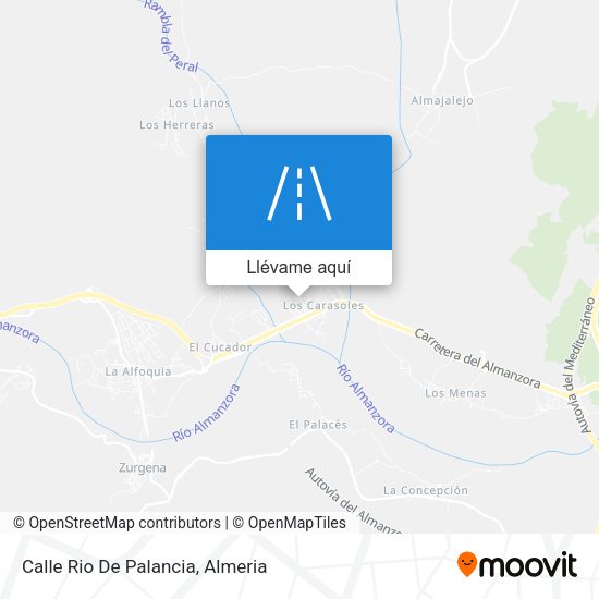Mapa Calle Rio De Palancia