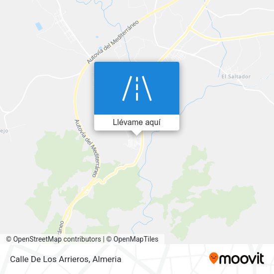 Mapa Calle De Los Arrieros