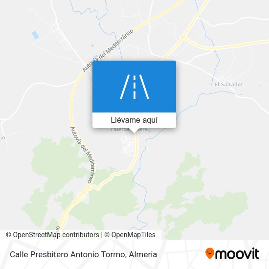 Mapa Calle Presbitero Antonio Tormo
