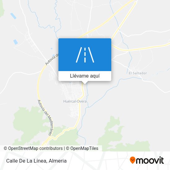 Mapa Calle De La Línea