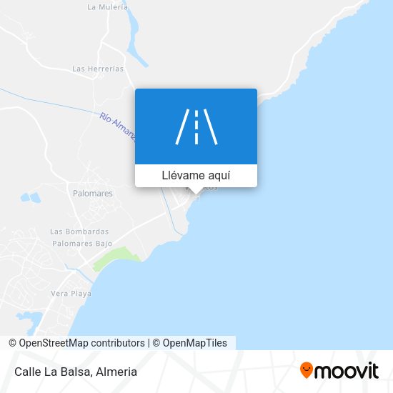 Mapa Calle La Balsa