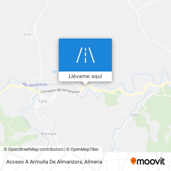 Mapa Acceso A Armuña De Almanzora