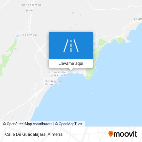 Mapa Calle De Guadalajara