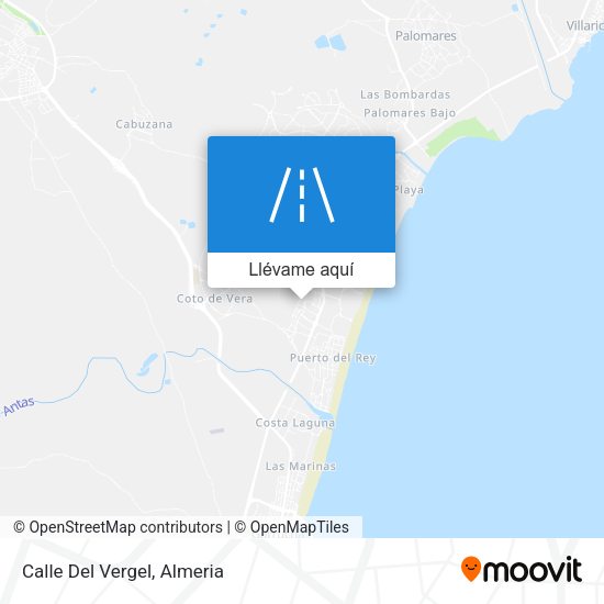 Mapa Calle Del Vergel