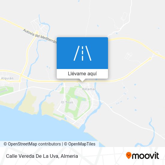 Mapa Calle Vereda De La Uva